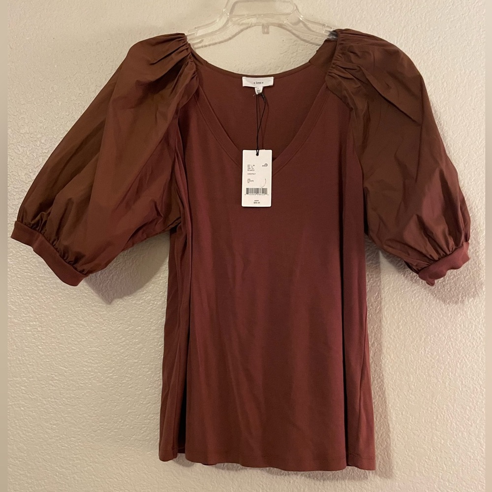 A Loves A Mixed Media Blouse